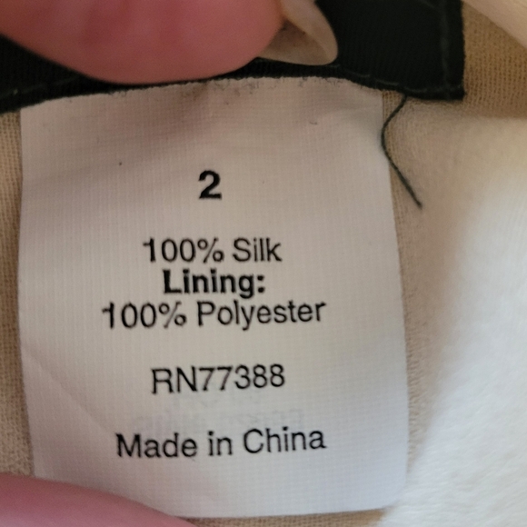 J. Crew Cream Silk Sleeveless Slip Cocktail Dress Size 2 - Picture 6 of 6